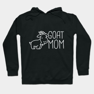 Cute Goat Mom Design Hoodie